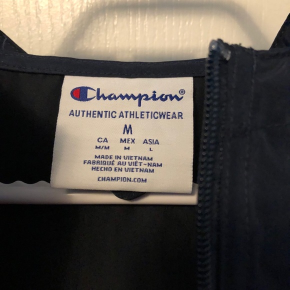 Dark blue champion wind breaker - Picture 3 of 4